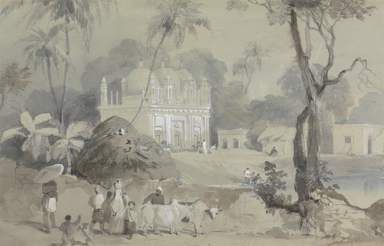Moskeen ved Borranypore af Sir Charles D