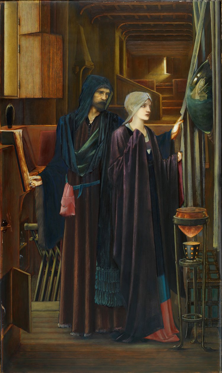 Troldmanden, 1898. af Sir Edward Coley Burne Jones