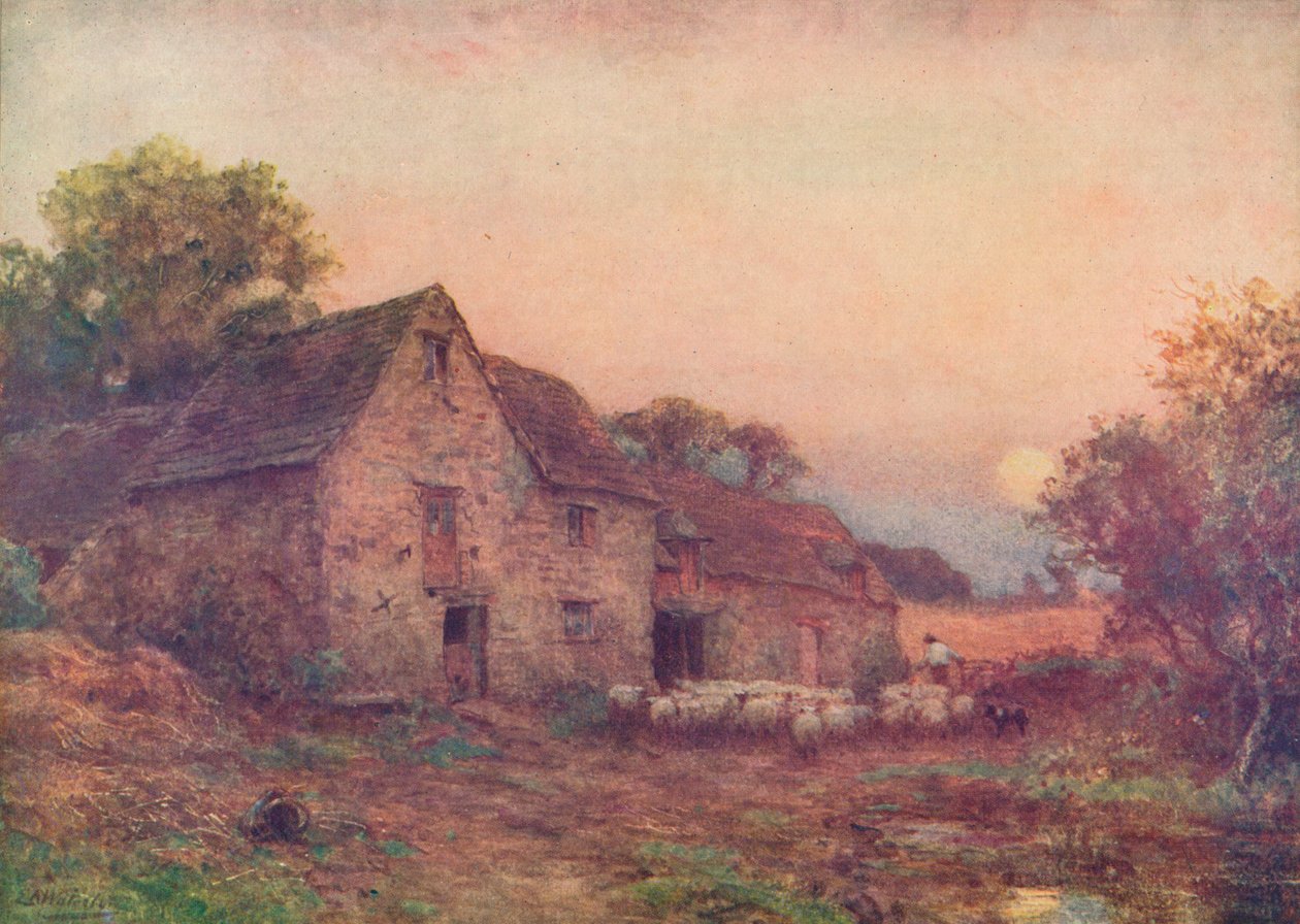 Høstmånen, c1897, 1914 af Sir Ernest Albert Waterlow