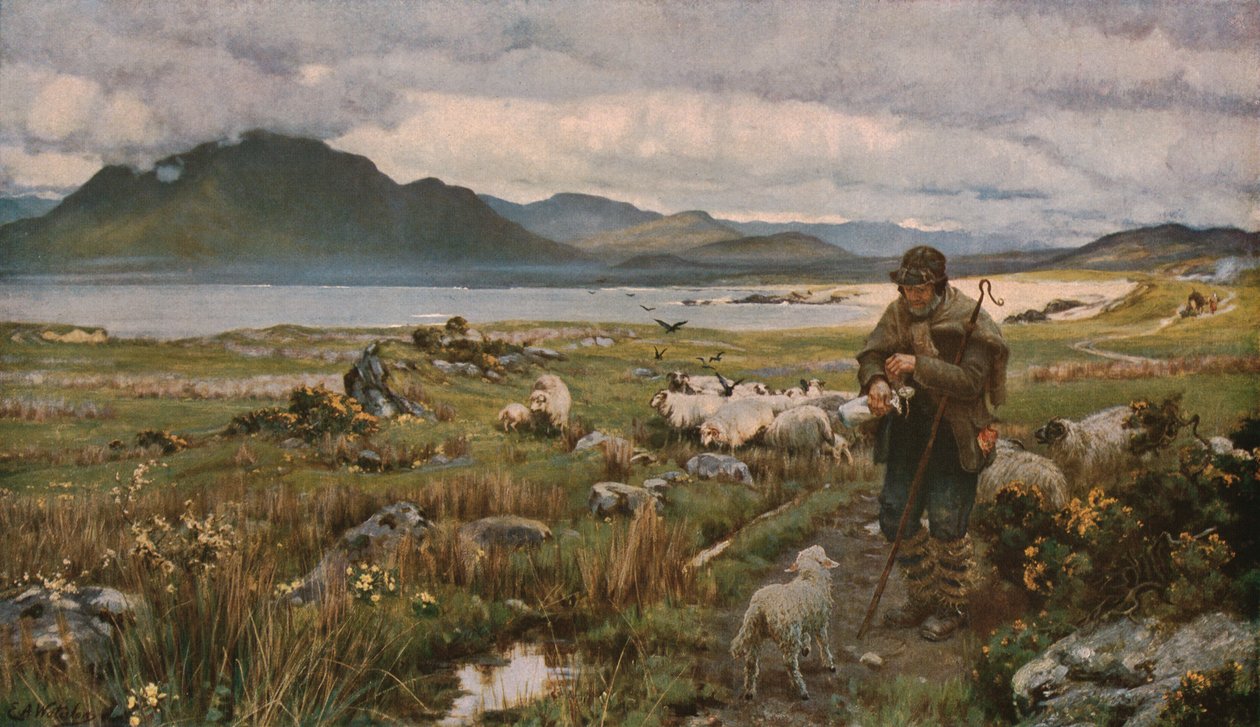 The Orphan, 1888, c1930. af Sir Ernest Albert Waterlow