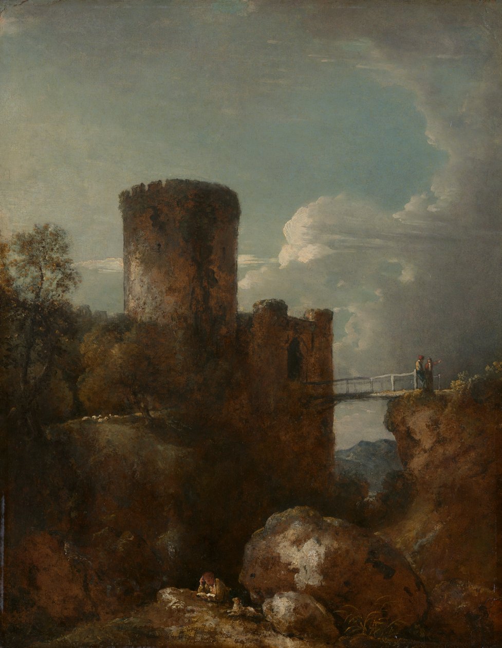 Conway Castle af Sir George Howland Beaumont seventh Baronet