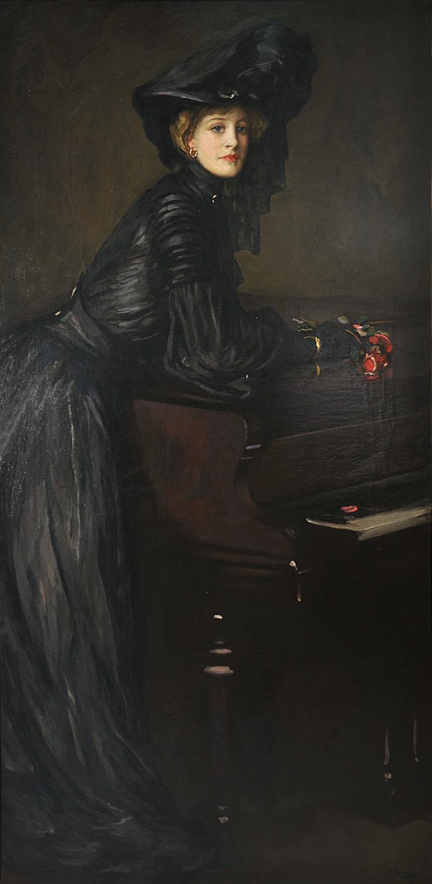 Polymnia, 1909. af Sir John Lavery