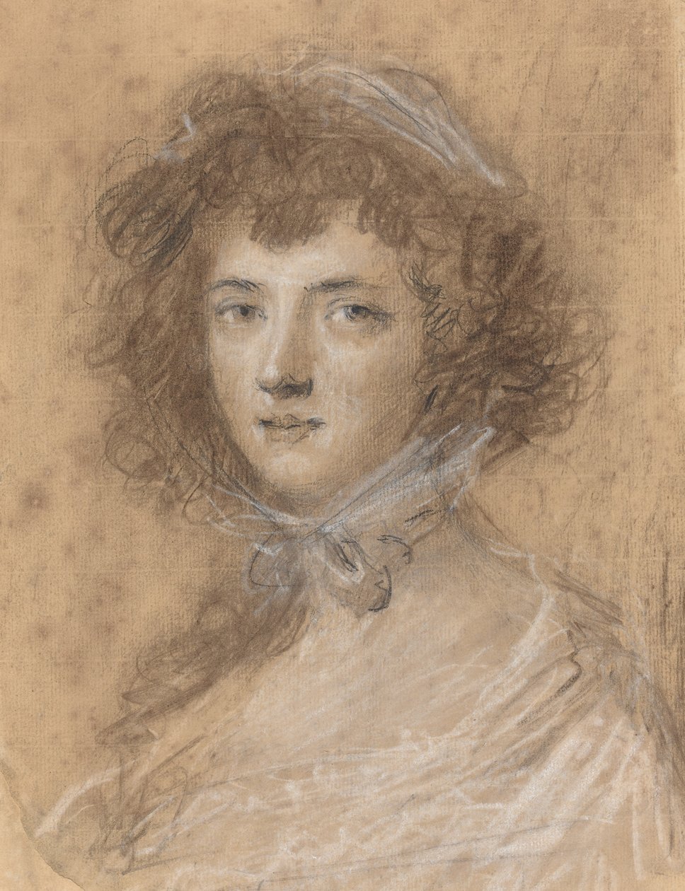 Hoved og buste af en kvinde af Sir Joshua Reynolds