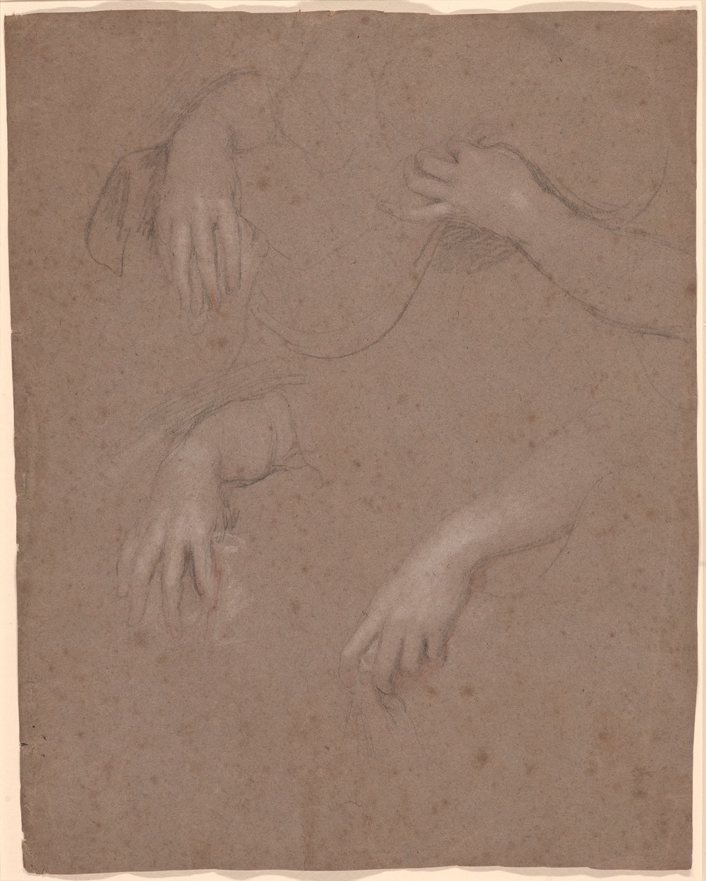 Tegninger af hænder af Sir Peter Lely