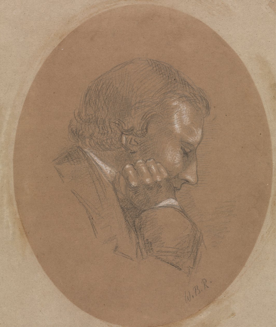 Portræt af en gentleman af Sir William Blake Richmond