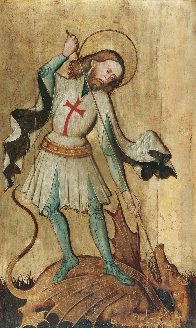 St. George dræber dragen af Slowakischer Maler