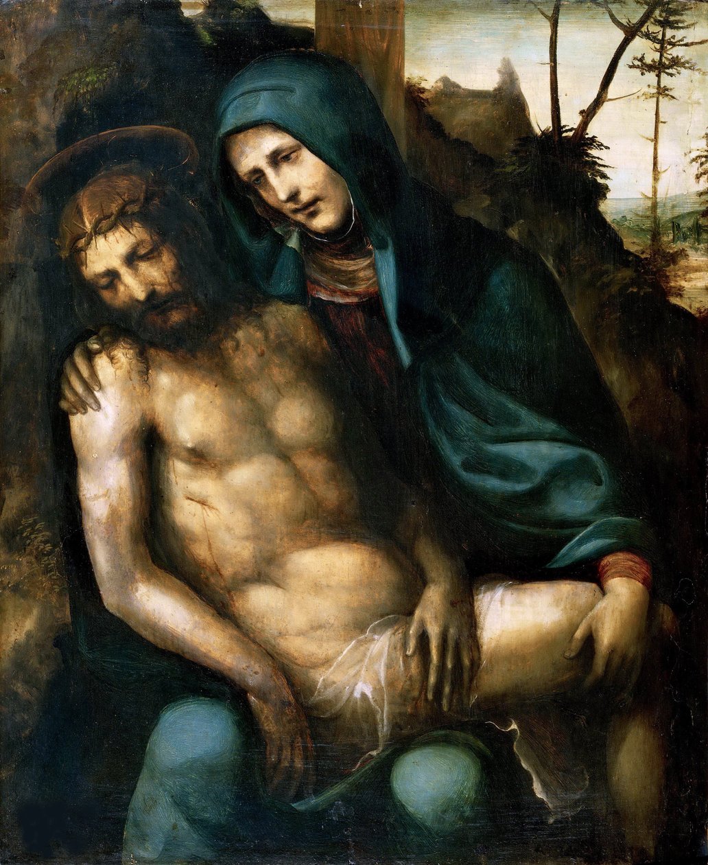 Pietà, ca 1521. af Sodoma