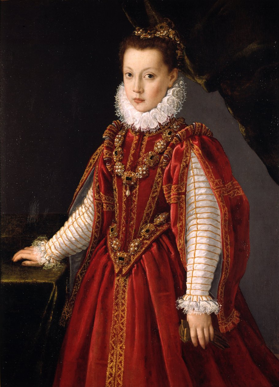 Portræt af en ung dame af Sofonisba Anguissola