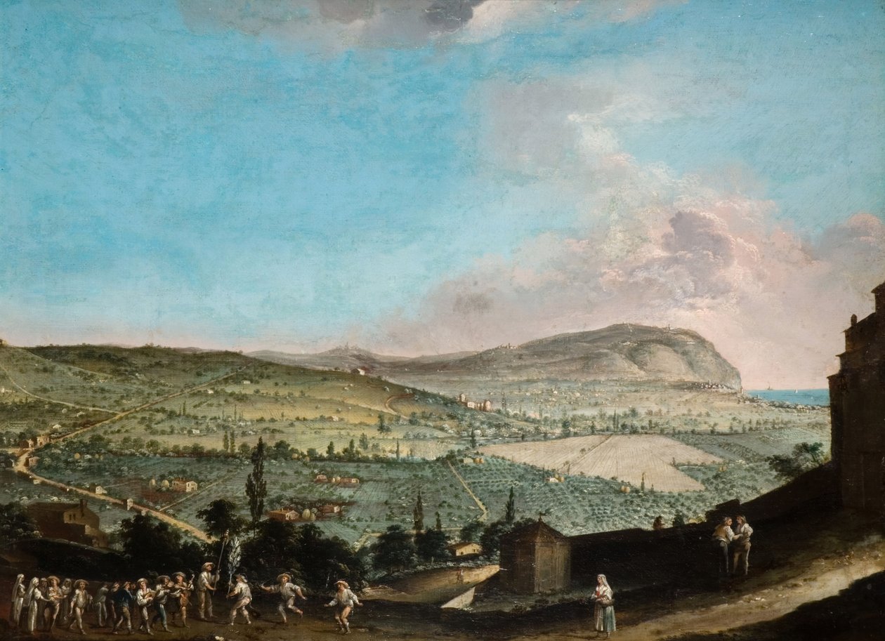 Italiensk Landskab, 1750-1800. af Soloman Delane