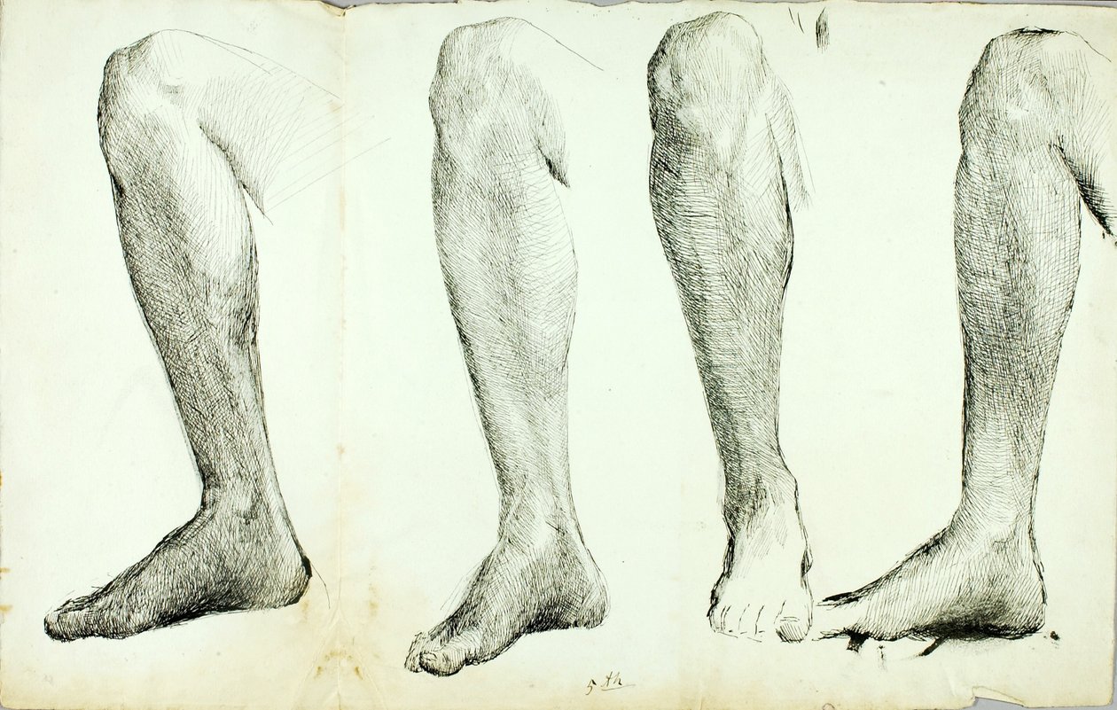 Studie af anatomi, #5 af Solon H. Borglum