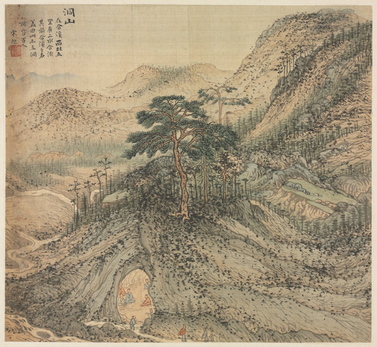 Mt. Dong Grotto-bjerget, 1500-tallet. af Song Xu