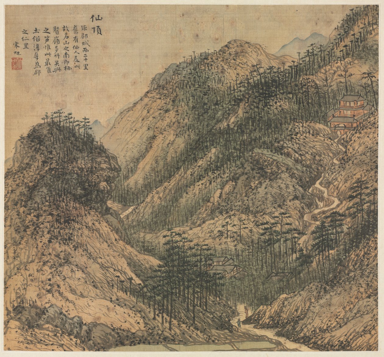 Xianding Immortals Peak, 1500-tallet. af Song Xu