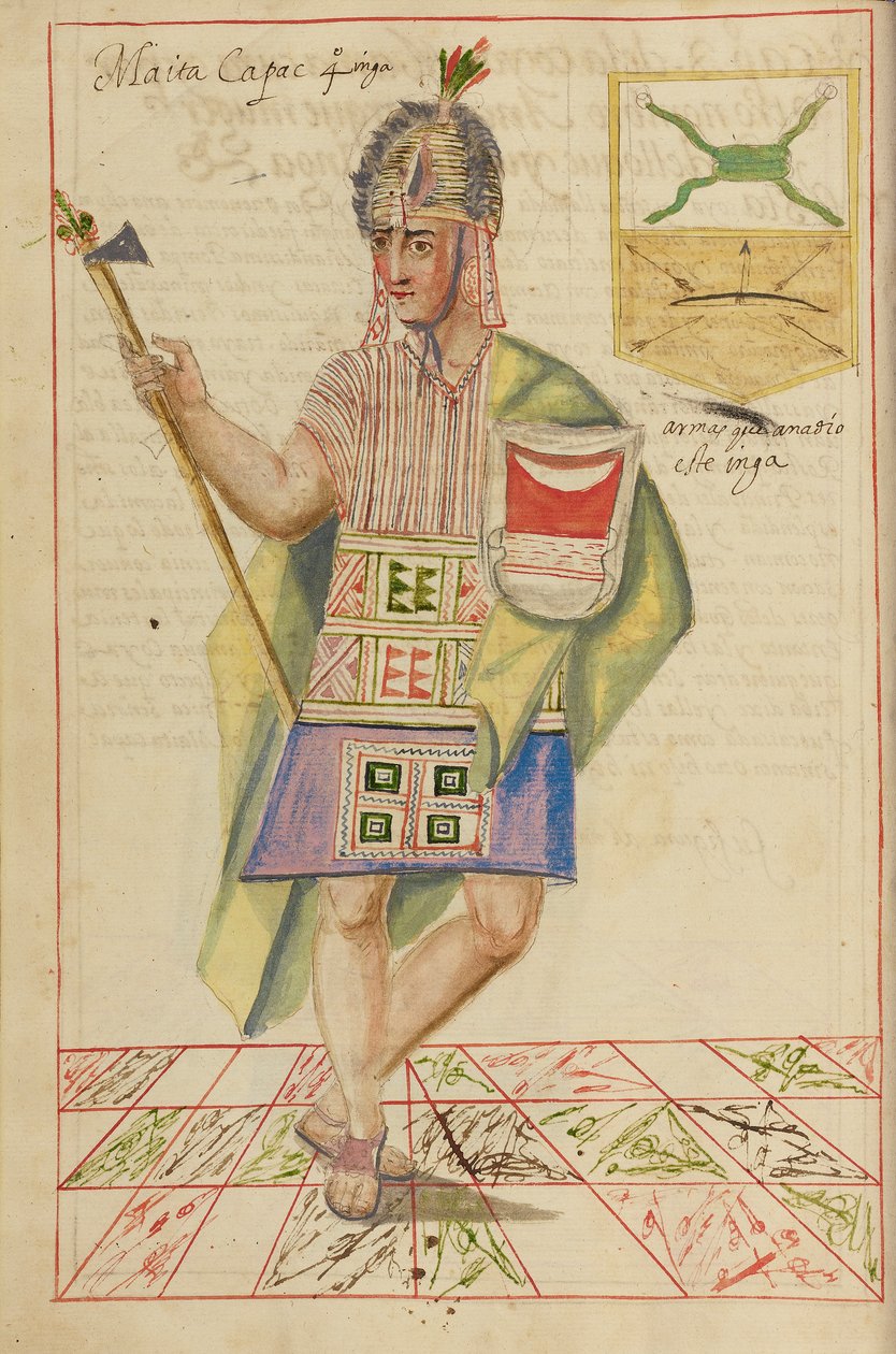 Mayta Capac, 1616 af Spanish School