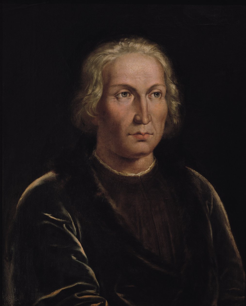 Portræt af Christopher Columbus (1450-1506) af Spanish School