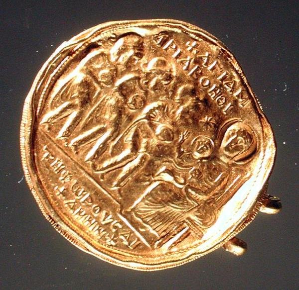 Broche fra Turunuelo (guld) af Spanish School