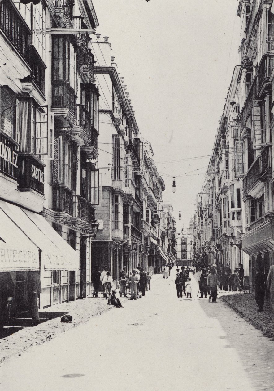 Cadiz: Calle Ancha (s/h foto) af Spanish Photographer