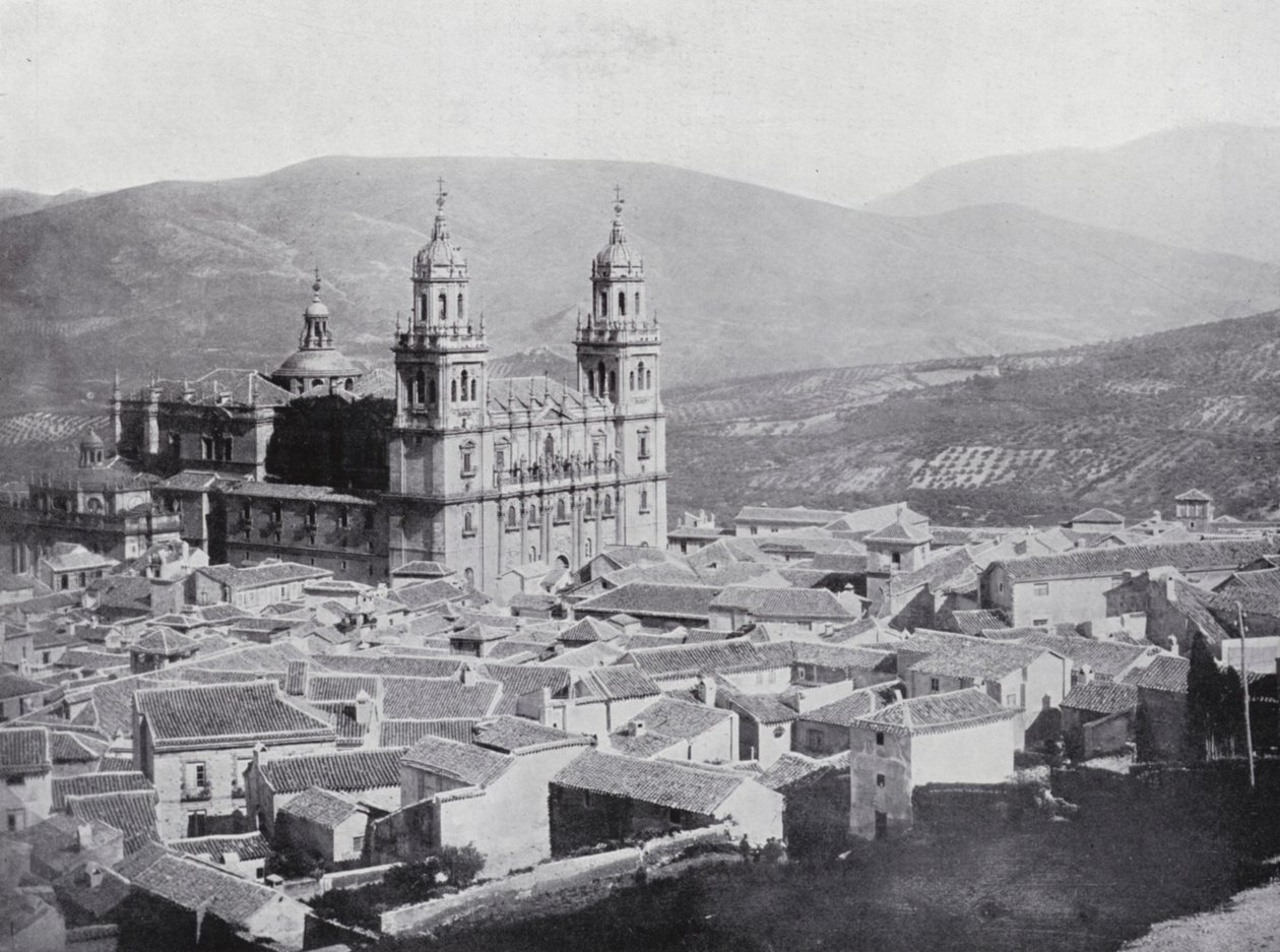 Katedralen, Jaen (s/h-foto) af Spanish Photographer