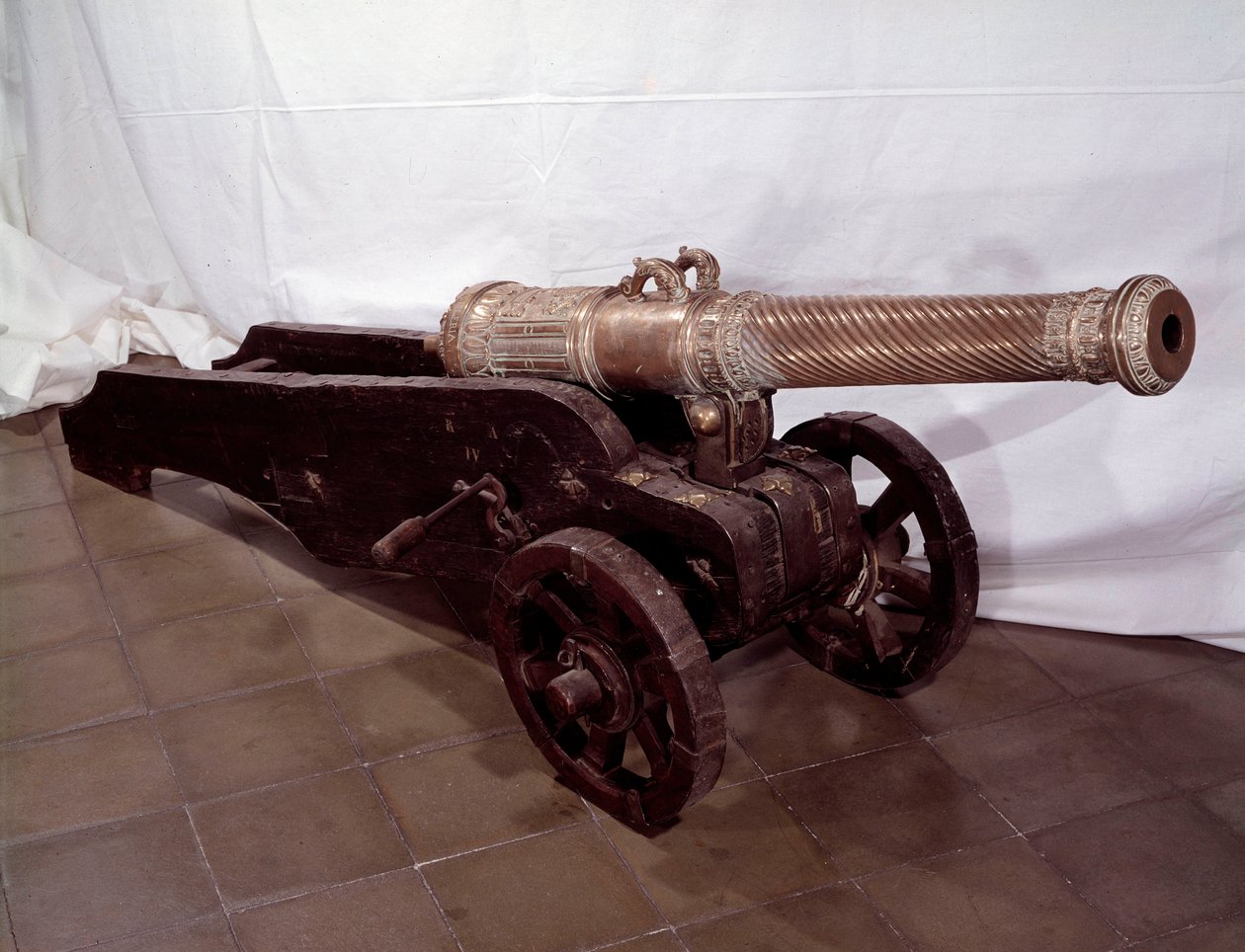 Bronzekanon af Francisco Ballesteros af Spanish School