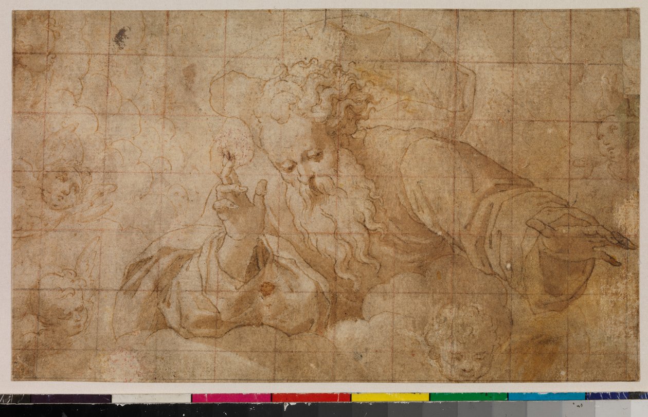 Gud Fader velsigne, 1675-99 af Spanish School