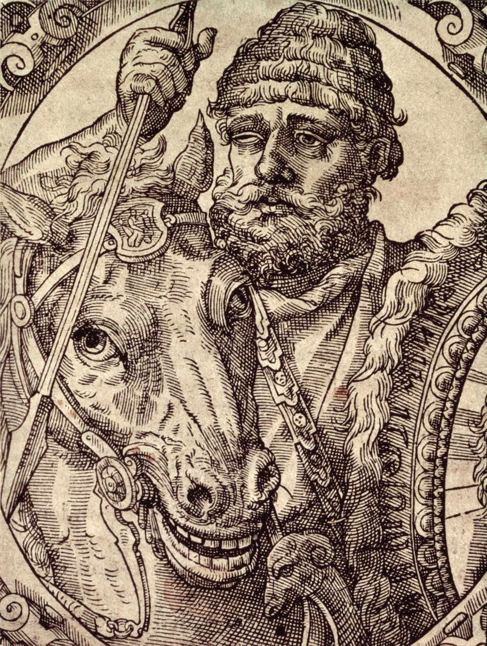 Hannibal (247-c.183 f.Kr.) af Spanish School
