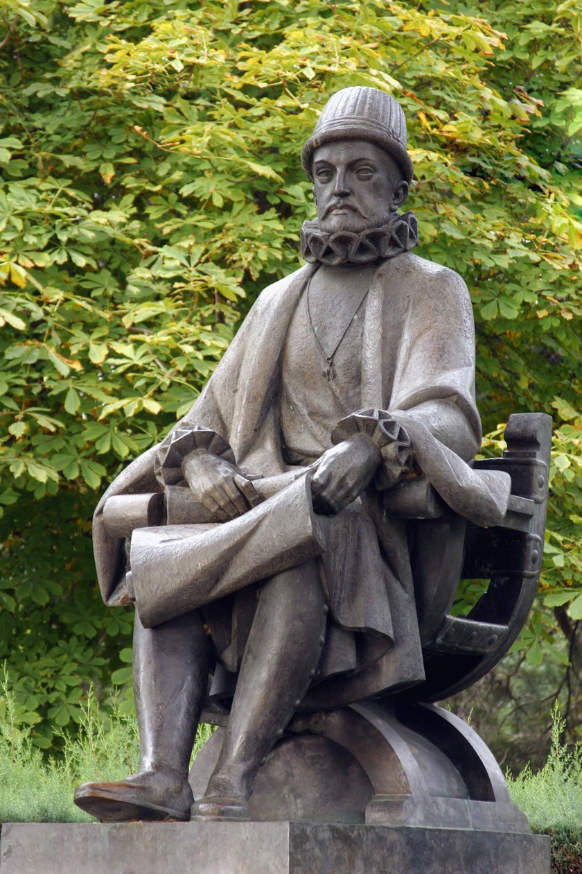 Statue af Felipe II (1527-98) (bronze) af Spanish School