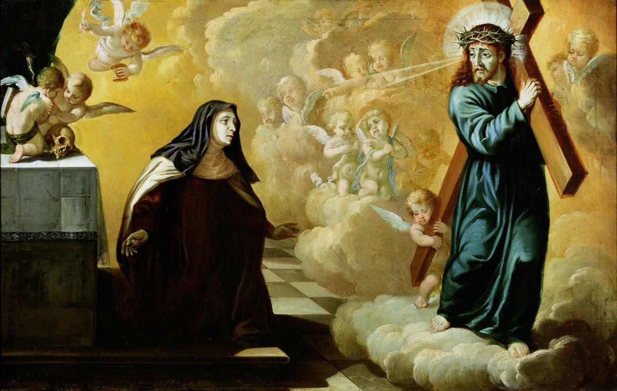 The Vision of St. Teresa af Spanish School