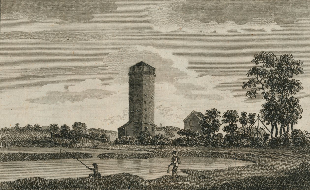 Et gammelt vandtårn i Hampshire, 1786 af Sparrow