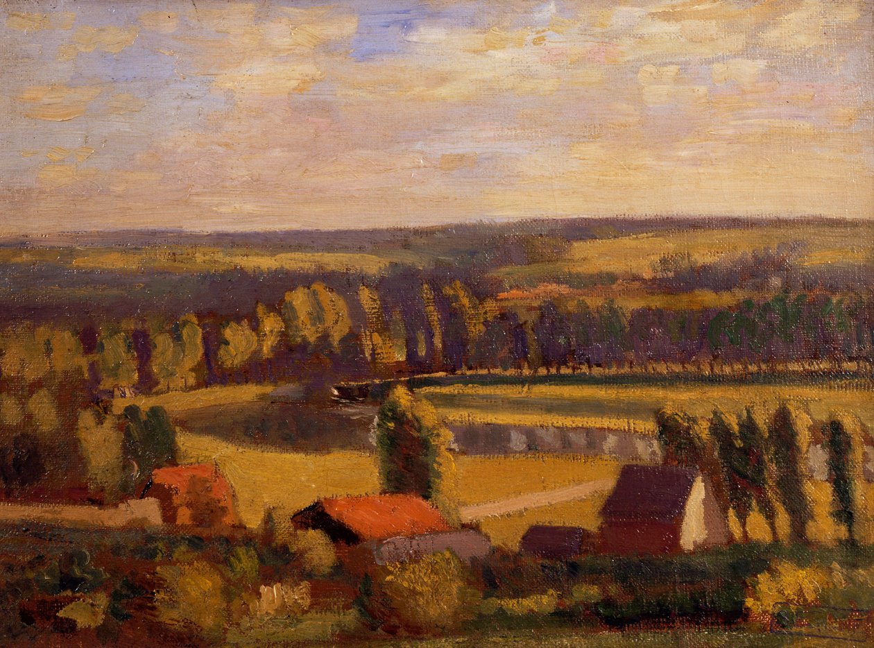 Avenue de la Breaule, Dieppe af Spencer Frederick Gore