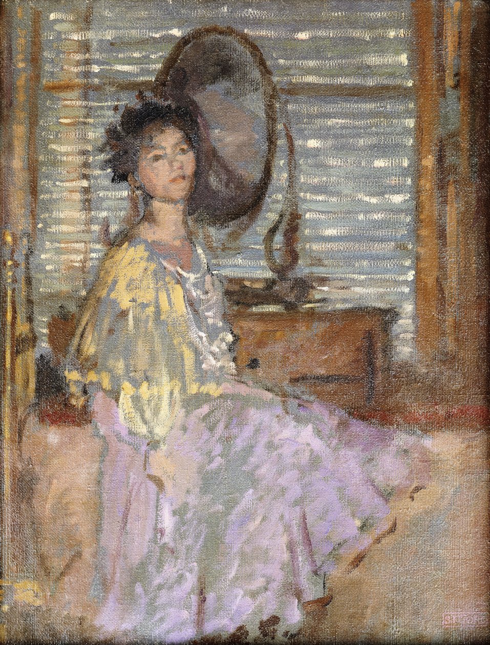 Bag blinden, af Spencer Frederick Gore