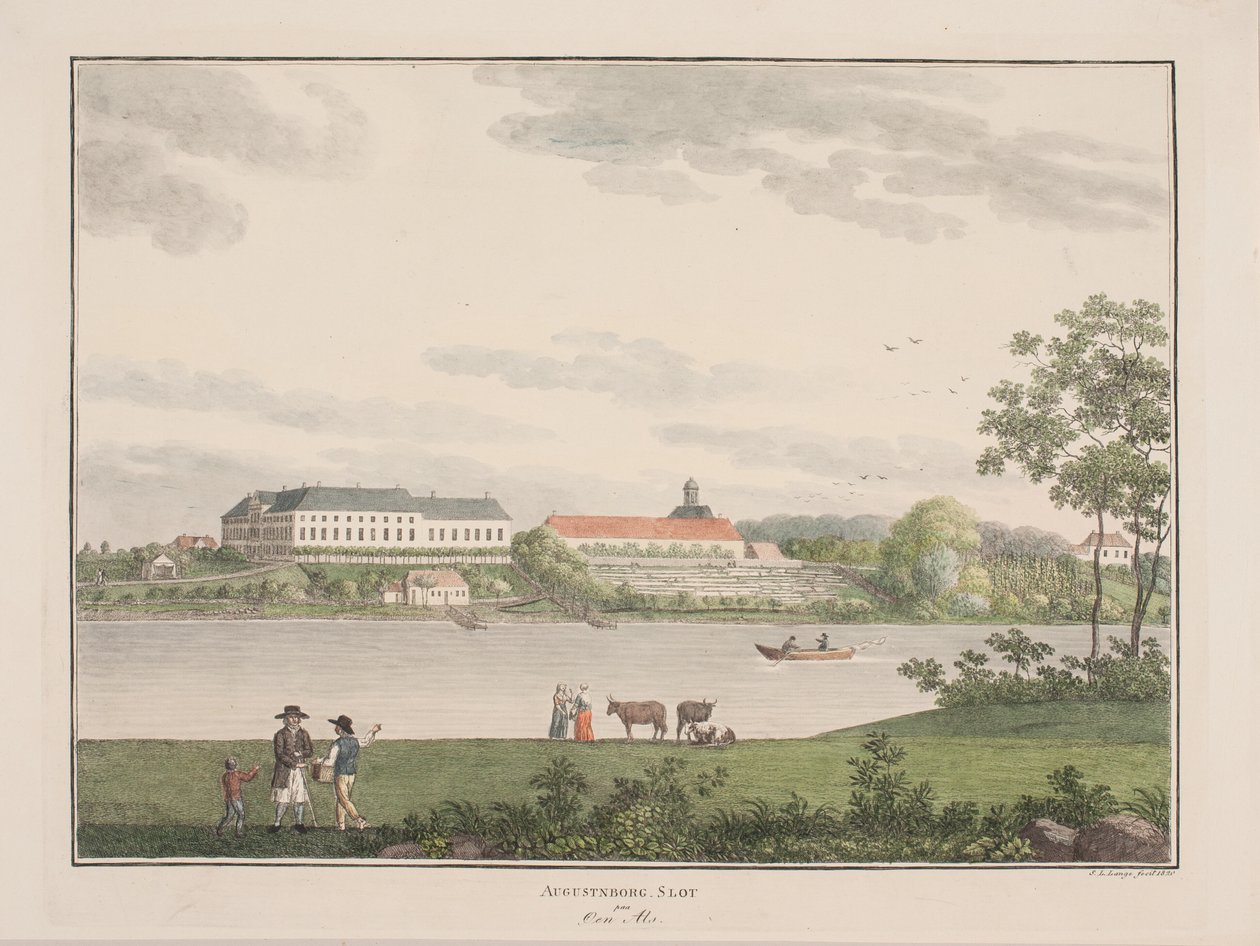 Augustenborg Slot på øen Als af Søren L. Lange