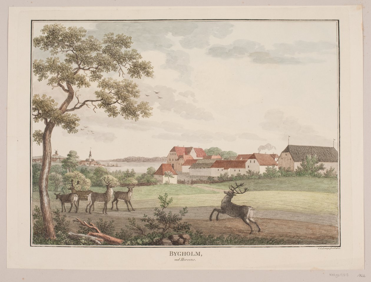Bygholm ved Horsens af Søren L. Lange