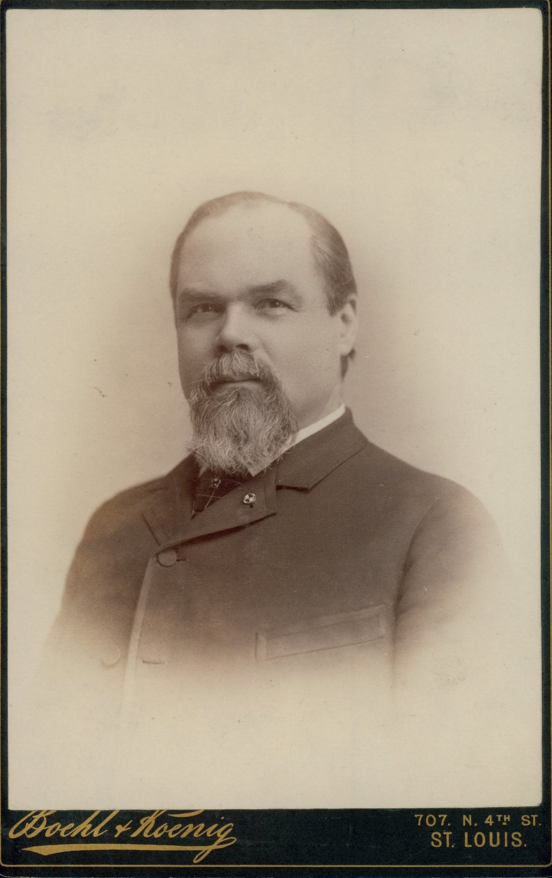 Busteportræt af Hugo M. Starkloff af St. Louis Boehl and Koenig