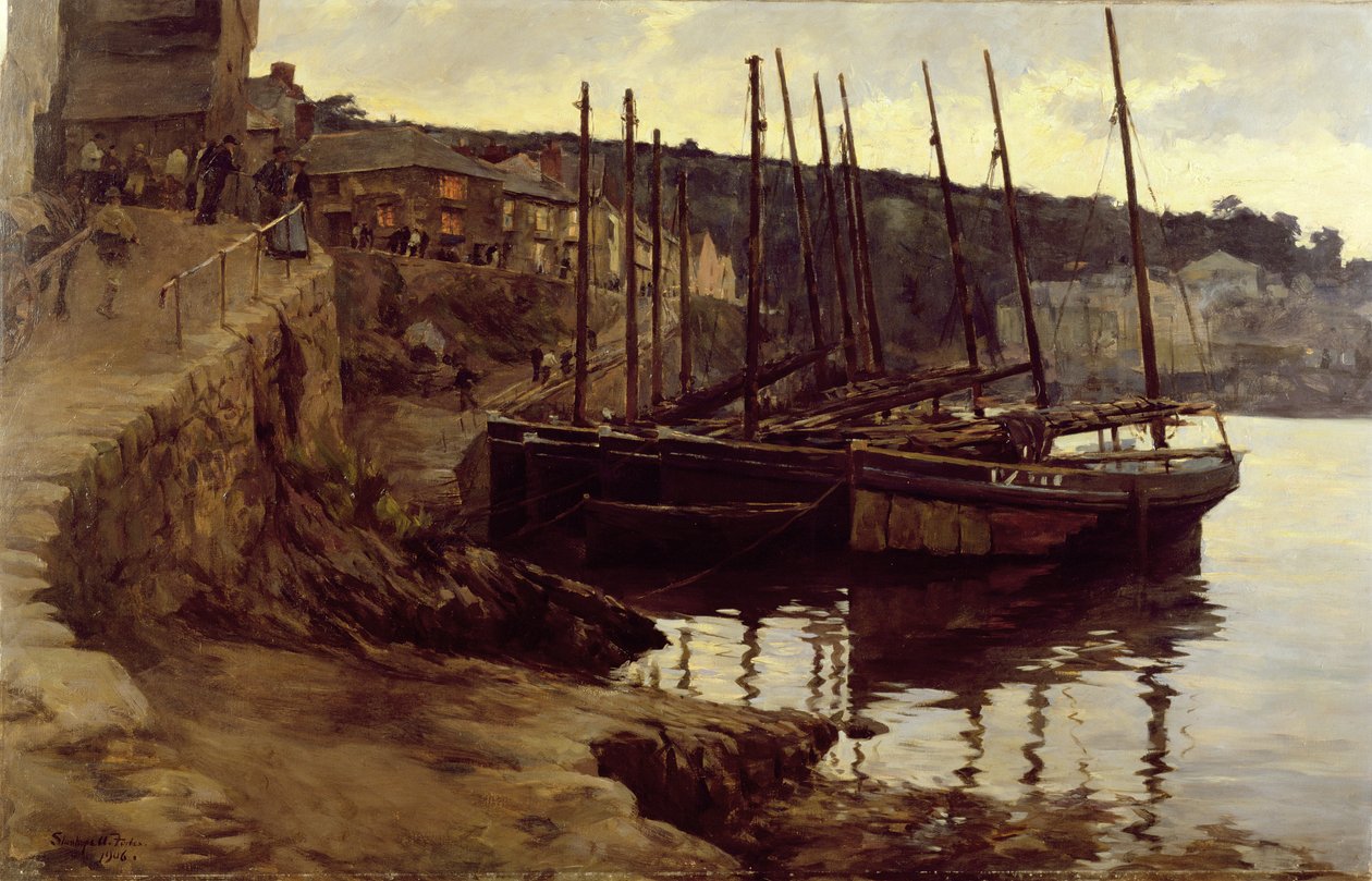 Ved deres fortøjninger af Stanhope Alexander Forbes