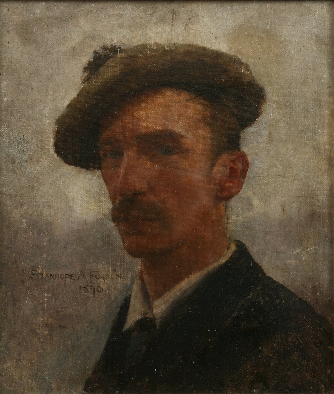 Selvportræt af Stanhope Alexander Forbes