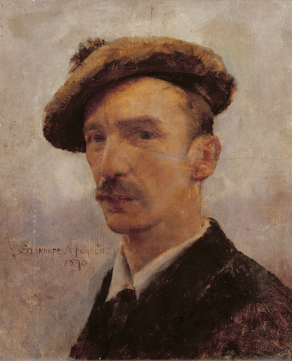 Selvportræt af Stanhope Alexander Forbes