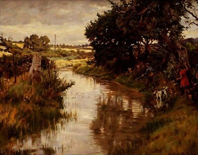 Den blå flod af Stanhope Alexander Forbes