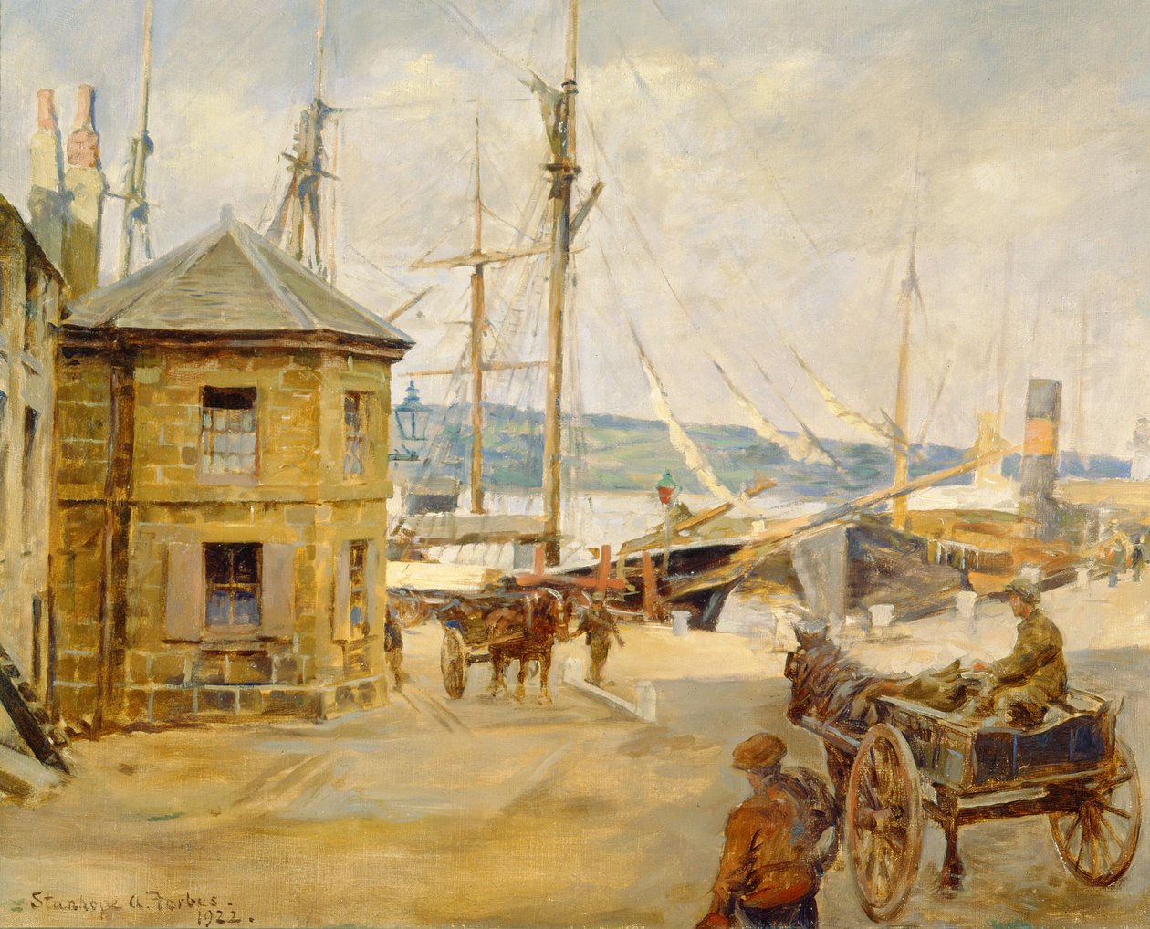 Havnekontoret, Penzance af Stanhope Alexander Forbes