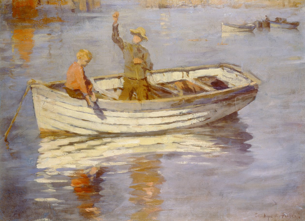 De unge fiskere (olie) af Stanhope Alexander Forbes