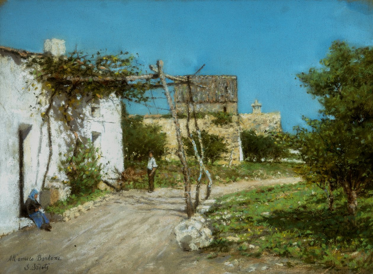 Et Landhus af Stanislao Sidoti