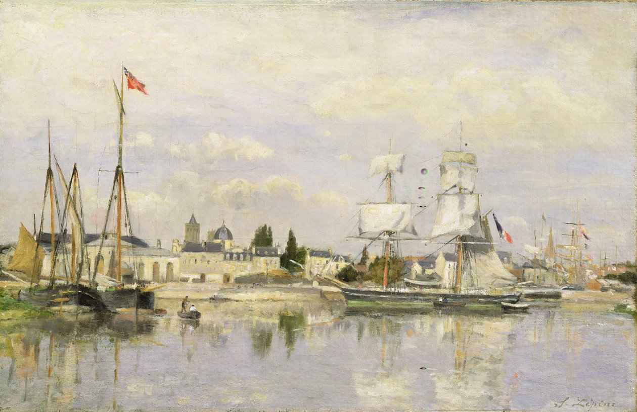 Bassin Saint-Pierre i Caen af Stanislas Victor Edouard Lepine