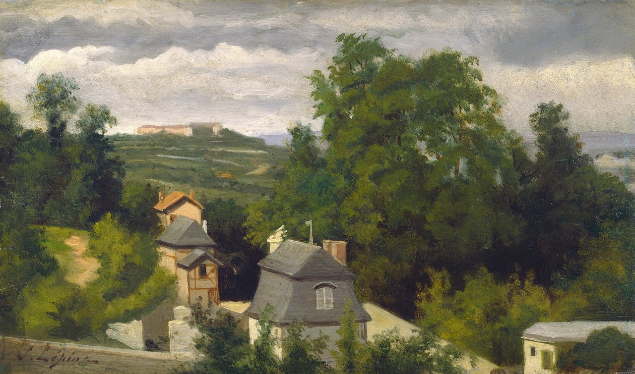 Udsigt i udkanten af Caen, 18721875. af Stanislas Lepine
