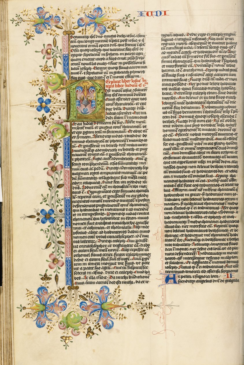Dekoreret initial P af Stefan Lochner