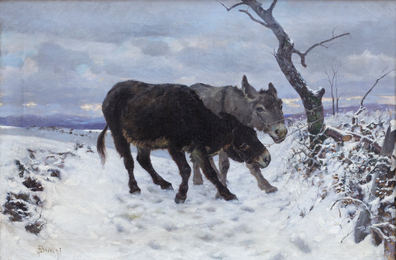 De to æsler i sneen af Stefano Bruzzi