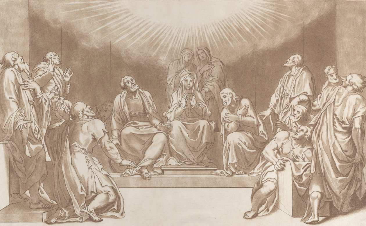 Helligåndens nedstigning, 1760-90. af Stefano Mulinari