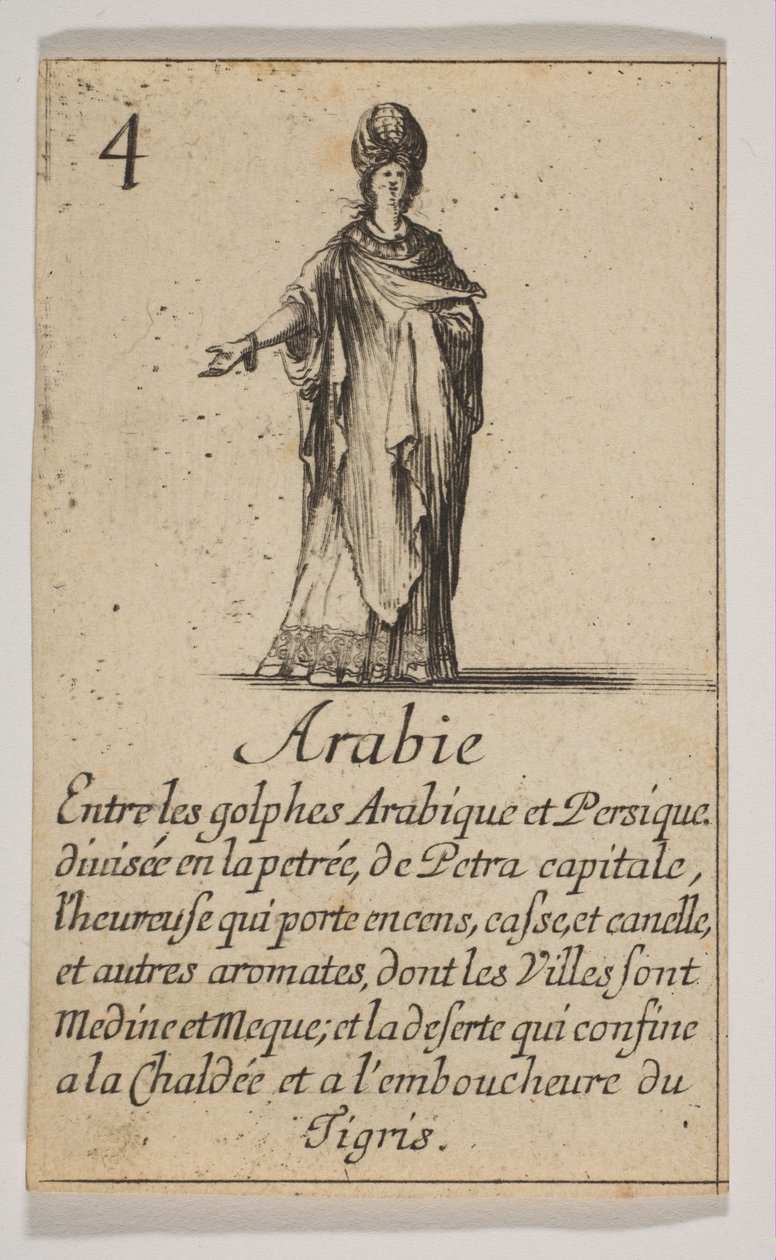 Arabien, 1644. af Stefano della Bella