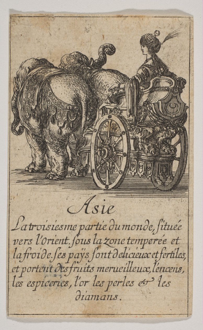 Asien, 1644. af Stefano della Bella