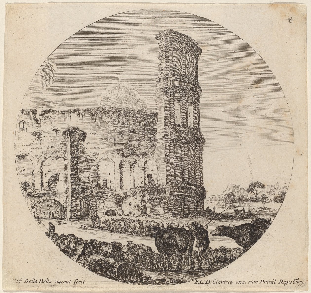 Colosseum af Stefano della Bella