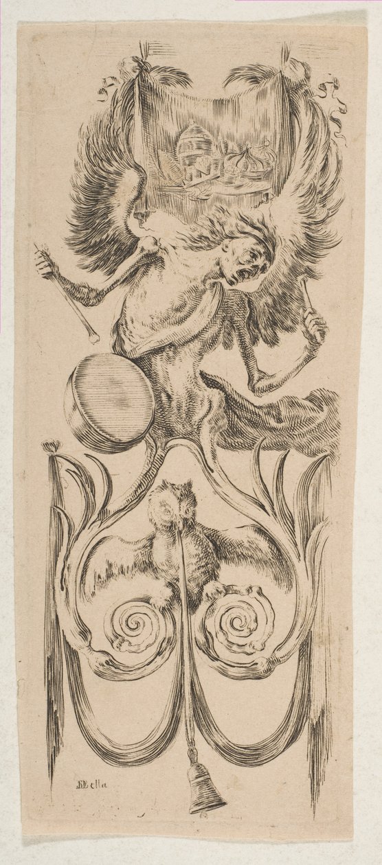 Døden slår en tromme, ca. 1653. af Stefano della Bella