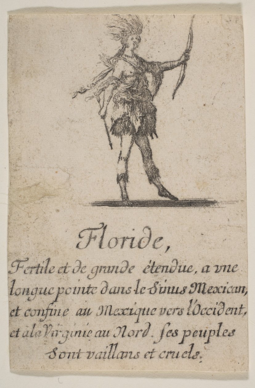 Florida, 1644. af Stefano della Bella