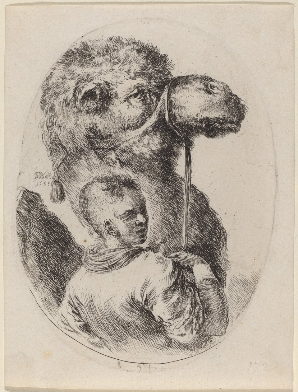 Brudgom med en kamel, 1649. af Stefano della Bella